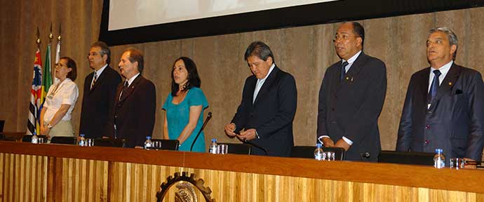 Conselheiro Federal Gustavo Braz e Vice-Prefeita de SP, Nádia Campeão, no Crea-SP