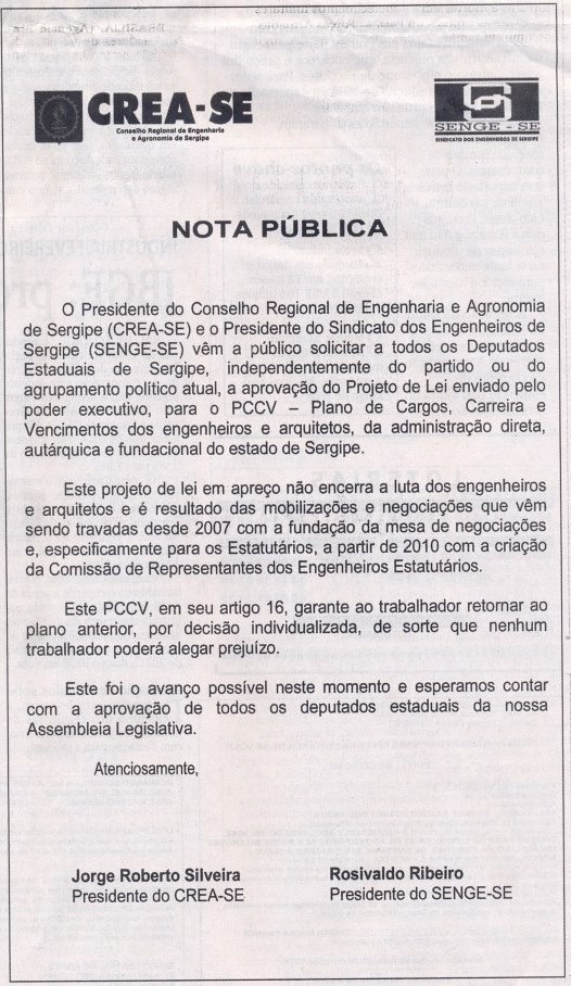 Nota Pública