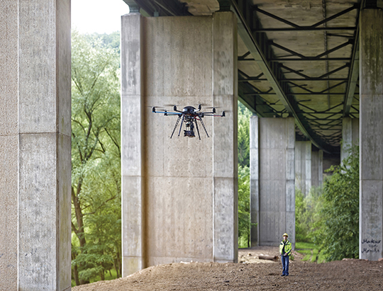 Alemanha Recorre a Drones Para a Inspeção e Monitorização de Estruturas