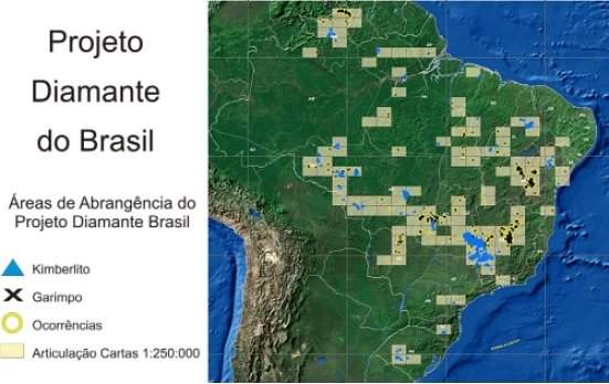 Brasil terá mina primária de diamantes