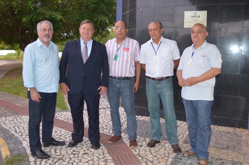 Visita do presidente do Confea Júlio Fialkosk