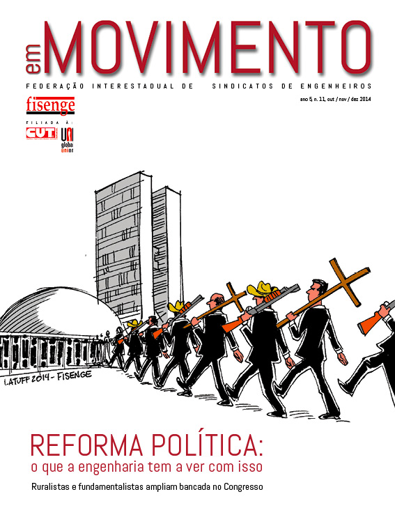 Reforma política é tema da revista da Fisenge