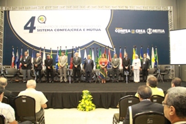 Mesa de abertura do 4º Encontro de Líderes