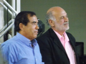 Presidente da AEASE, Naum Araújo e o presidente do Crea-SE, Arício Resende