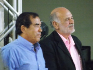 Presidente da AEASE, Naum Araújo e o presidente do Crea-SE, Arício Resende