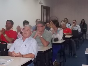 Participantes do Curso Drenagem nas Rodovias colaboram com as doações