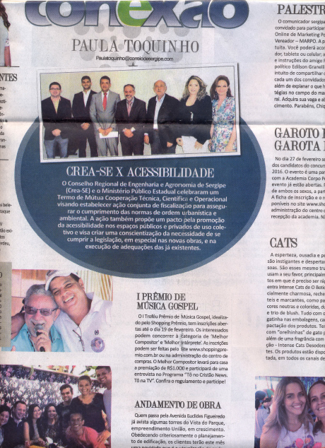 Jornal Conexão: Crea-SE x Acessibilidade