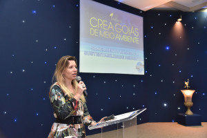 A Eng. Civil Juliana Matos falou sobre “Saneamento Básico e Sustentabilidade Ambiental”
