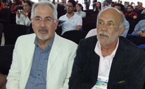 diretor de Benefícios da Mútua, Jorge Silveira e o presidente do Crea-SE, Arício Resende prestigiam o Congresso