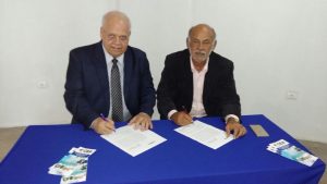 Paulo Roberto de Queiroz (pres.Mútua) e Arício Resende (pres. Crea-SE)