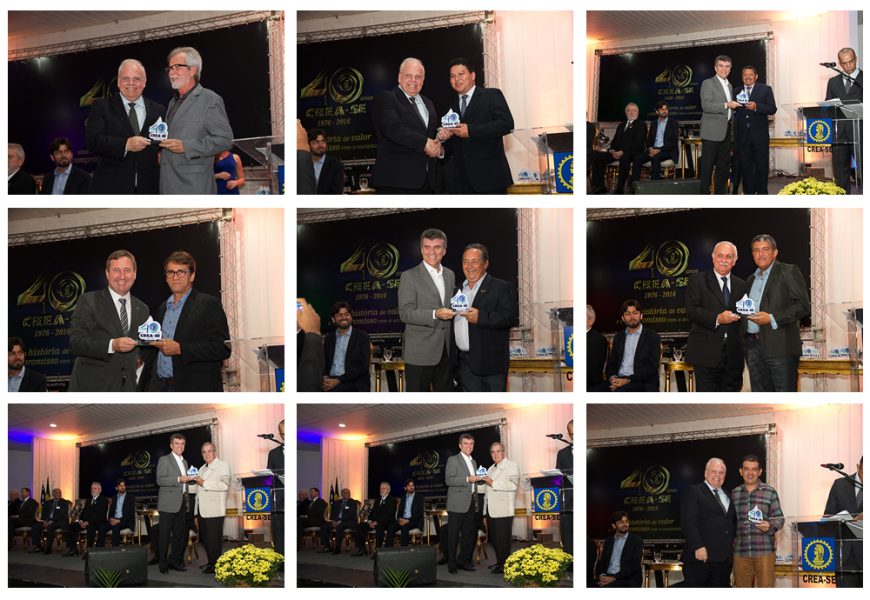 Entidades de classe são destacadas na solenidade dos 40 anos do Crea-SE Entidades de classe são destacadas na solenidade dos 40 anos do Crea-SE