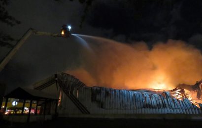 Fiscalização do Crea-SE  acompanha  trabalho no rescaldo de incêndio do Supermercado Makro