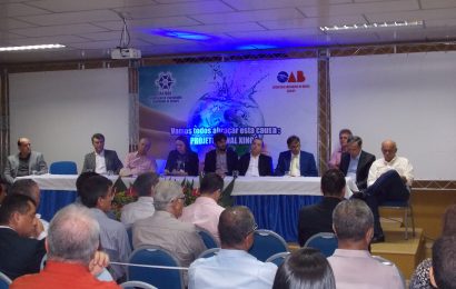Arício Resende destaca a importância do Canal de Xingó para a região do Alto Sertão de Sergipe
