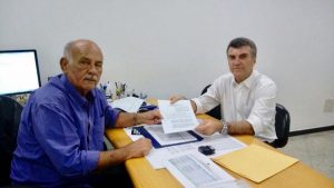 Pres. do Crea-SE, Arício Resende e o deputado estadual, Garibalde Mendonça