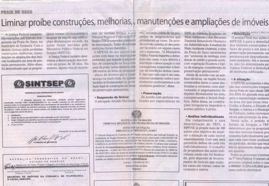 Correio de Sergipe – Urbano