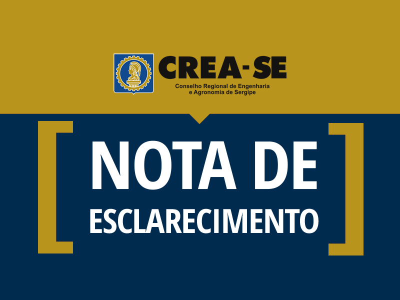 Nota de esclarecimento sobre a criação dos Conselhos dos Técnicos