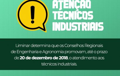 Portaria orienta Creas a promover registro de profissionais técnicos industriais