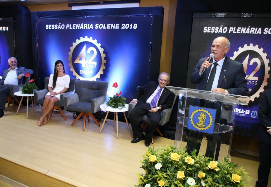 Homenagens e reconhecimento marcam 164ª Sessão Plenária Solene do Crea-SE Homenagens e reconhecimento marcam 164ª Sessão Plenária Solene do Crea-SE