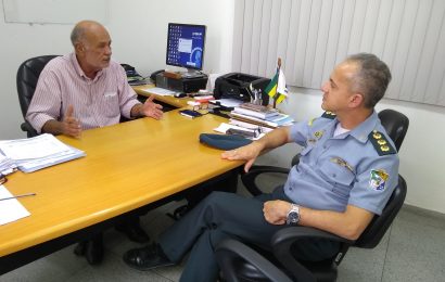 Subcomandante da Polícia Militar do Estado de Sergipe  faz visita de cortesia ao presidente do Crea-SE