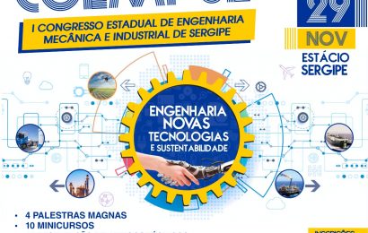 Congresso Estadual de Engenharia Mecânica e Industrial de Sergipe começa na quinta-feira