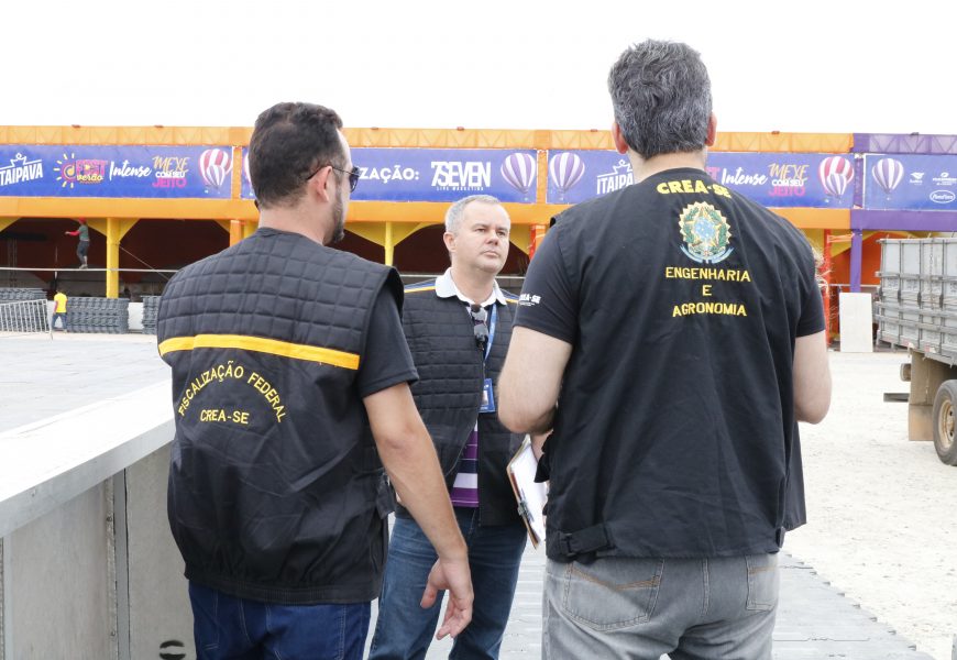 Crea-SE intensifica fiscalização em eventos temporários