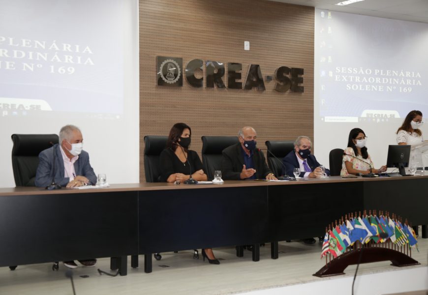 Crea-SE realiza última Sessão Plenária de 2020 com posse e anúncio de novos investimentos Crea-SE realiza última Sessão Plenária de 2020 com posse e anúncio de novos investimentos
