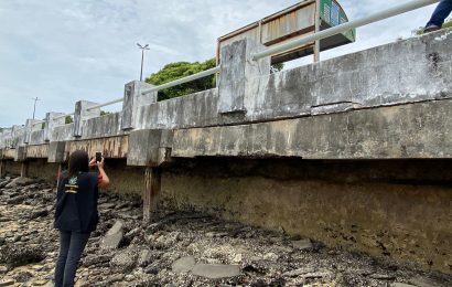 Crea-SE faz inspeção em estrutura do calçamento da Avenida Ivo do Prado e constata degradação