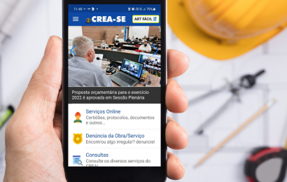 Crea-SE na palma da mão: aplicativo garante mais acessibilidade aos profissionais da Engenharia