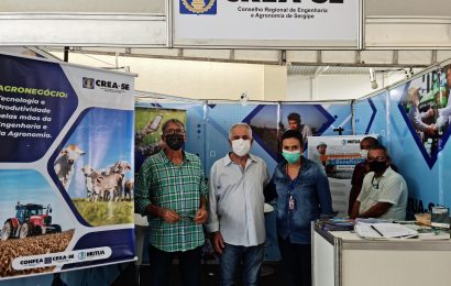 Crea-SE participa de Agroshow e destaca papel do Engenheiro Agrônomo na produtividade do campo