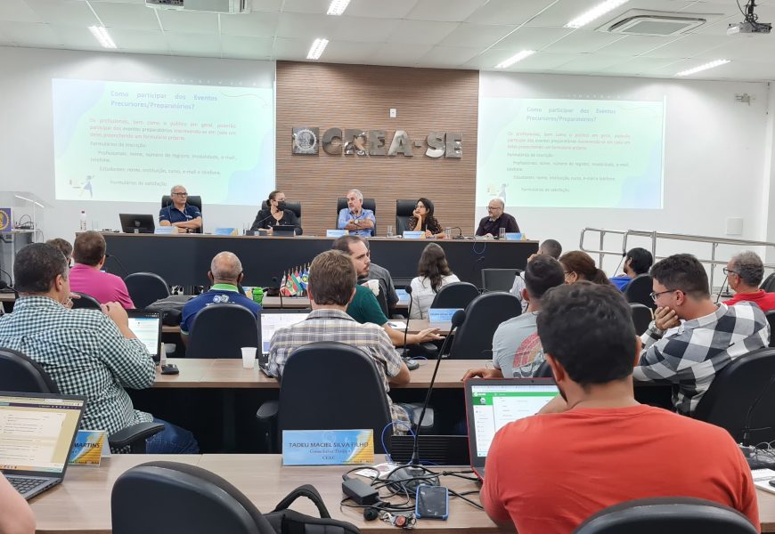 Plenária amplia e fortalece discussão sobre projetos e ações do Crea-SE