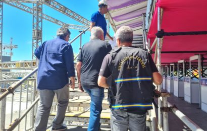 Crea-SE faz vistoria em estrutura do Pré-Caju