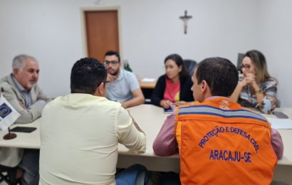 Ações integradas pautam reunião entre o Crea-SE e a Defesa Civil de Aracaju