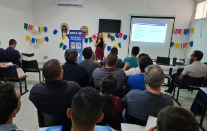 Crea-SE promove curso sobre  Lei de Licitação para engenheiros da região sul de Sergipe.