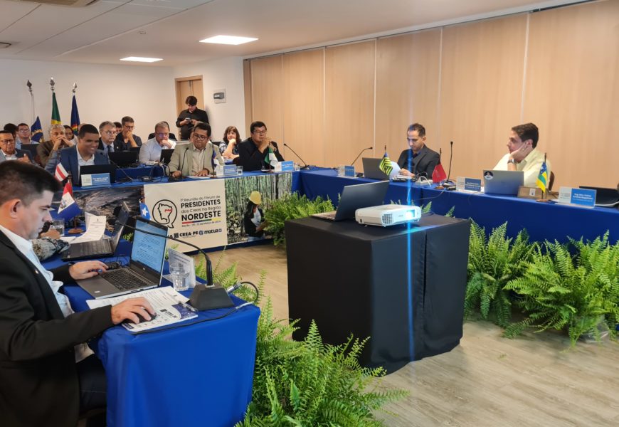 Crea-SE participa ativamente do alinhamento de ações e propostas no Fórum Nordeste”