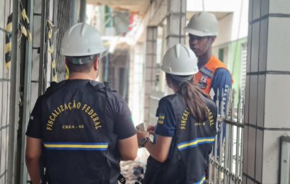 Fiscalização do Crea-SE registra aumento de 72% nas denúncias recebidas em abril