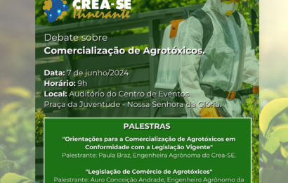 Comercialização de agrotóxicos na pauta do Crea-SE