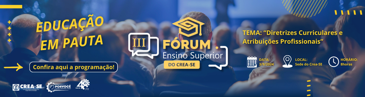 Banner fórum ensino superior