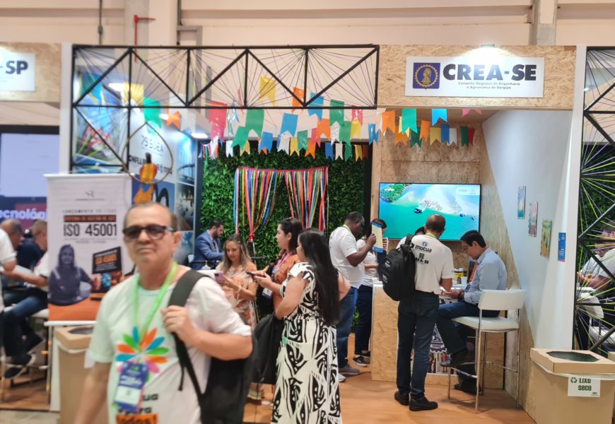 Integração, inovação e hospitalidade: estande do Crea-SE é destaque  na 79ª SOEA