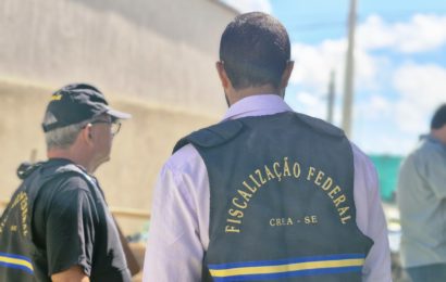 Crea-SE intensifica fiscalização e inspeciona mais de 20 empreendimentos na Barra dos Coqueiros