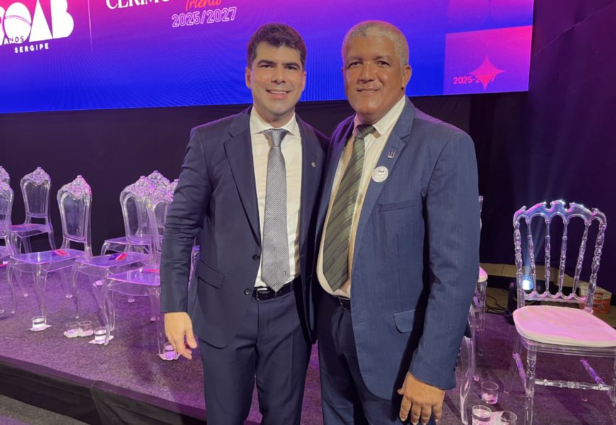Presidente do Crea-SE prestigia posse da nova diretoria da OAB-SE