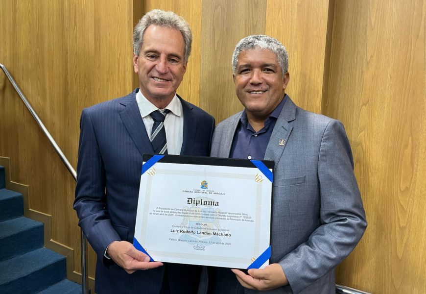 Presidente do Crea-SE participa de homenagem ao engenheiro Rodolfo Landim na Câmara de Aracaju