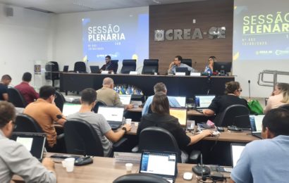 Crea-SE reafirma protagonismo técnico e institucional em Sessão Plenária marcada por temas estratégicos