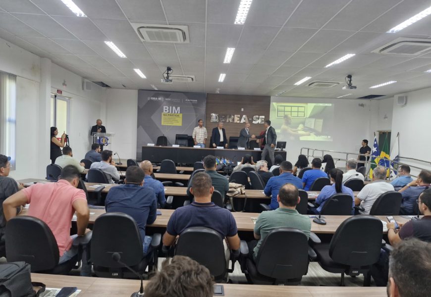 Crea-SE lança Plano Especial BIM e fortalece a modernização das obras públicas em Sergipe