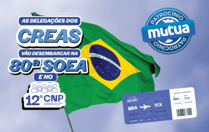 Mútua e Crea-SE juntos para garantir ampla participação na 80ª SOEA e no 12º CNP, em Vitória (ES)
