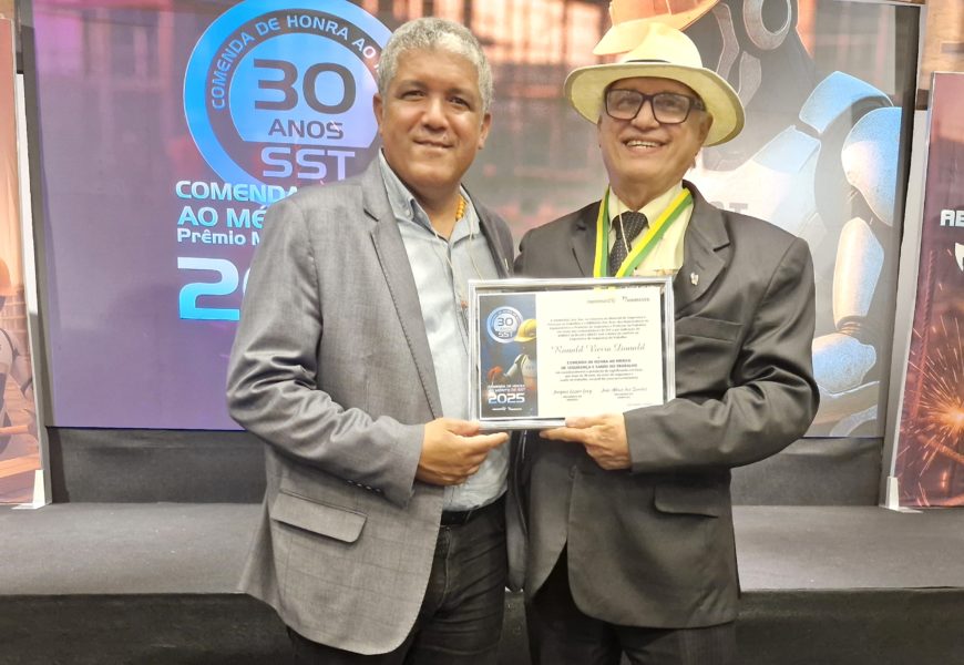 Crea-SE celebra reconhecimento nacional ao engenheiro Ronald Donald pela trajetória em Segurança do Trabalho Crea-SE celebra reconhecimento nacional ao engenheiro Ronald Donald pela trajetória em Segurança do Trabalho