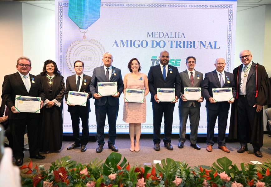 TCE-SE reconhece atuação institucional do Crea-SE e concede a Dilson Luiz a Medalha “Amigo do Tribunal”