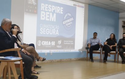 Crea-SE e Vigilância Sanitária de Aracaju lançam Selo de Qualidade do Ar em Ambientes Climatizados Crea-SE e Vigilância Sanitária de Aracaju lançam Selo de Qualidade do Ar em Ambientes Climatizados